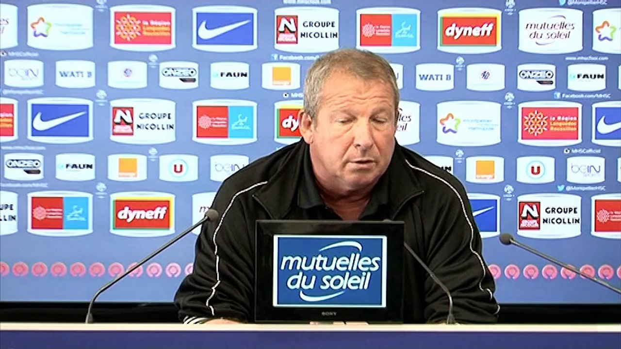 Rolland Courbis avant MHSC vs PSG (37ème journée L1)