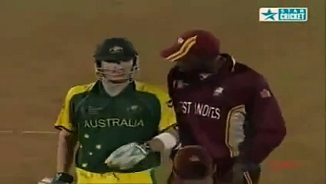 CRAZY GAYLE Warning Clarke BADLY for NO Reason Cricket Fights