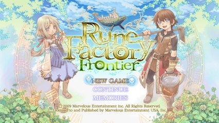 [Rune Factory Frontier] Les 35 première minutes de jeu.