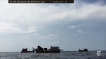 المهاجرين من ميانمار، التي تتجاهلها ماليزيا،  رصدت ثرثرة في بحر اندامان-Migrants From Myanmar, Shunned by Malaysia, Are Spotted Adrift in Andaman Sea