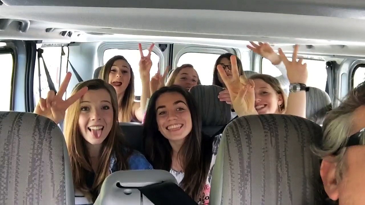 Ambiance sur la route de la finale 2015 à Clerm...