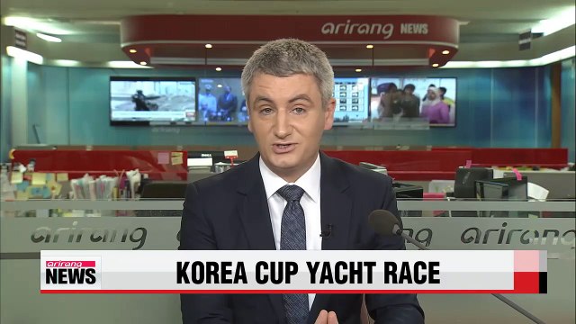 Sailors from around the world in Korea for intl' yacht race