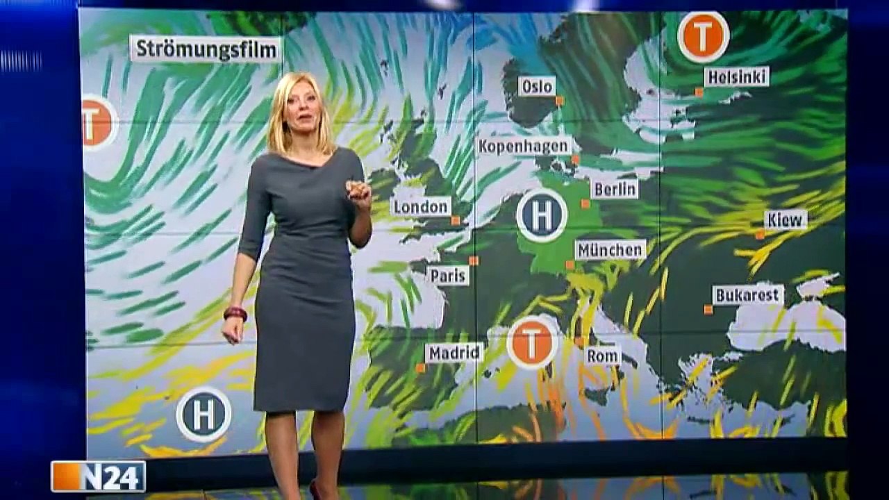 Das N24-Wetter am 12.11.12 mit Miriam Pede
