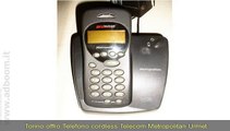 TORINO, RIVOLI   TELEFONO CORDLESS TELECOM METROPOLITAN, URMET, EURO 5