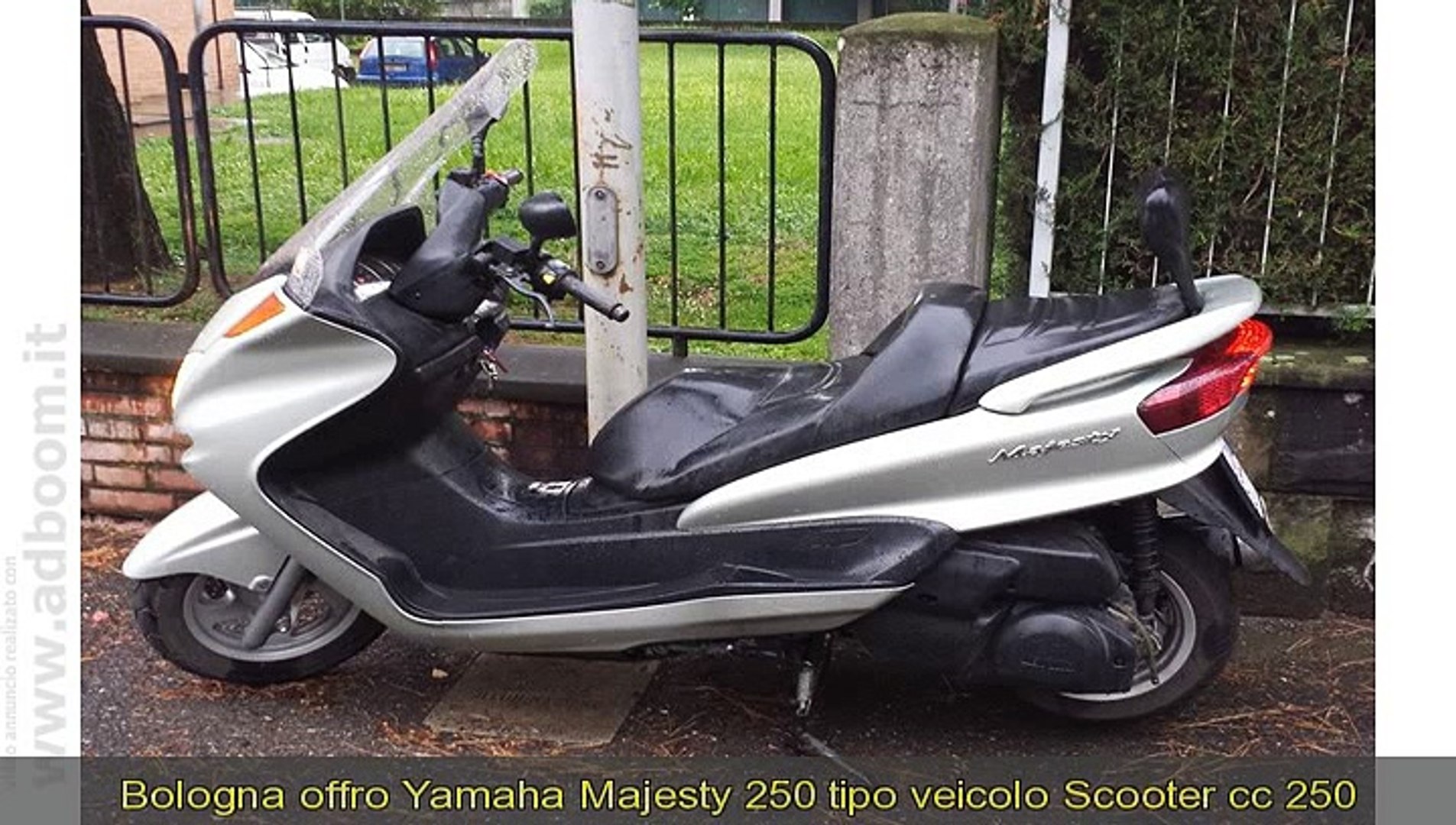 BOLOGNA, SASSO MARCONI YAMAHA MAJESTY 250 TIPO VEICOLO SCOOTER CC 250 -  Video Dailymotion