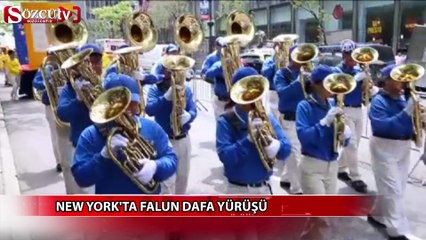 New York’ta Falun Dafa yürüyüşü