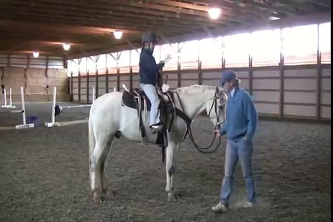 Lizzy Traband Demonstrating some Different Trick Riding Positions