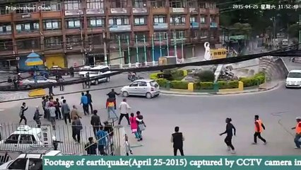 Kathmandu, Romania (earthquake footage nepal)