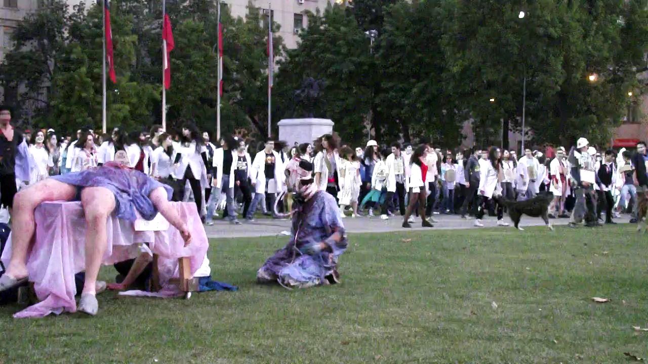 Flashmob: Thriller Masivo por la Educación en Chile