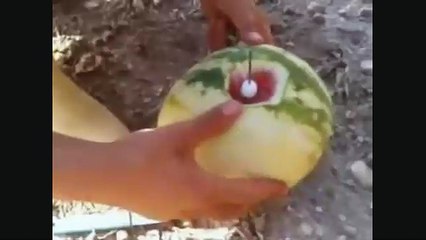 TORPİLLE KARPUZ PATLATTI VE..