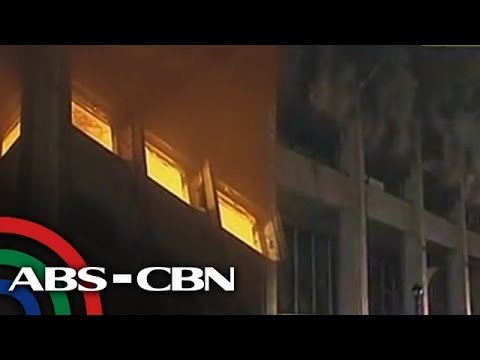 Abandanong gusali sa Escolta, nasunog