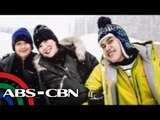 Kris, sons enjoy snow in Japan