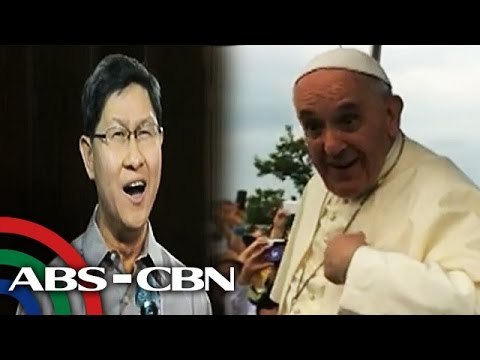 Cardinal Tagle umawit para kay Pope Francis