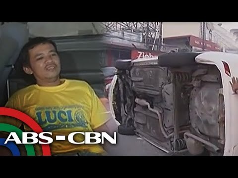 Taxi driver na namasada ng 43 oras nakabangga