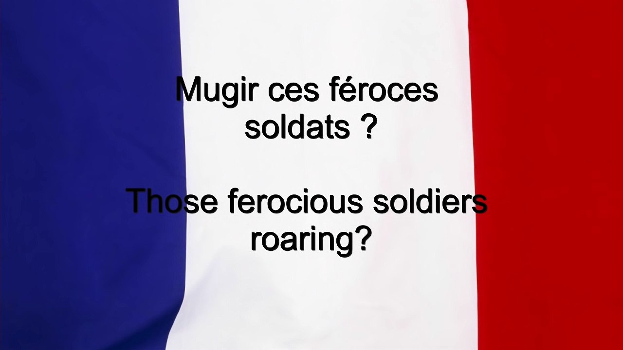 "La Marseillaise" - France National anthem French & English lyrics