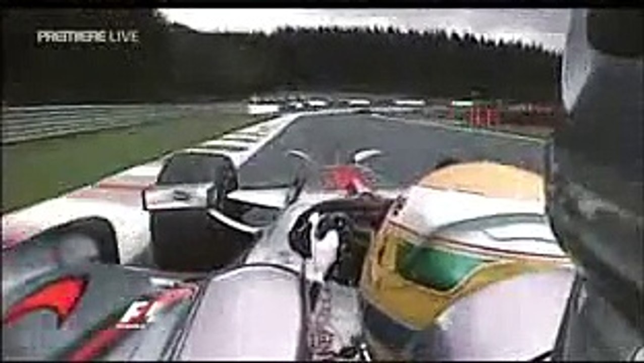 F1 Spa 2008 Raikkonen vs. Hamilton
