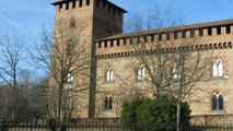 Visconti Castle, Pavia, Lombardy, Italy, Europe