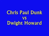 Chris Paul dunks on Dwight Howard