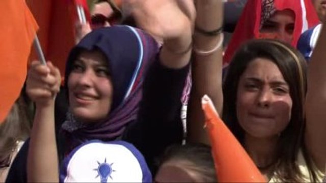 Bursa Başbakan Davutoğlu Partisinin Düzenlediği Mitingde Konuştu-5