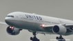 Boeing 777 Planes Landing in Hong Kong Airport. United Airlines, Federal Express, American Airlines, Lufthansa Cargo