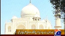 TAJ MAHAL IN INDIA GOES YELLOWEST, TAJ MAHAL CHAMAKTA SITARA NAHI RAHA, 16 MAY, 2015