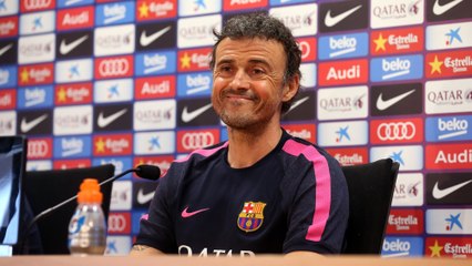 Luis Enrique: "Para nosotros el partido es una final"