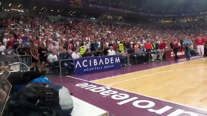 LiveLeak com   American couple attending their first basketball match in Serbia