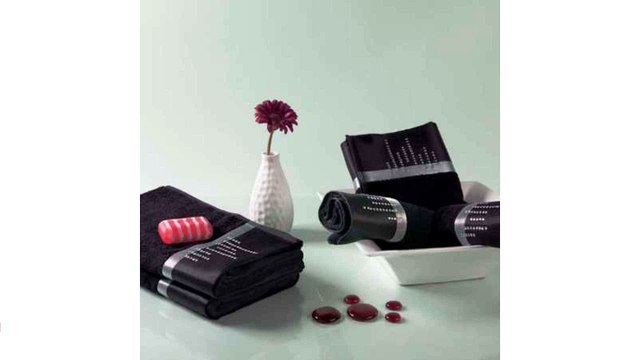 Roma (чёрный) Полотенце 30*50 см (967320)