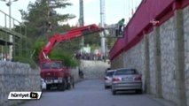 Un dirigeant loue une grue pour voir un match pour lequel il est suspendu