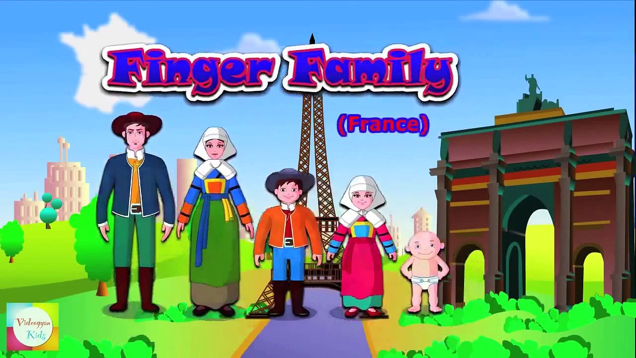 Finger Family - French Family | Nursery Rhymes & Songs For Children ...
