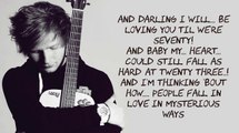 Thinking Out Loud by  Ed Sheeran (LYRICS) Album Version