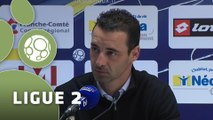 Conférence de presse FC Sochaux-Montbéliard - Valenciennes FC (1-1) : Olivier ECHOUAFNI (FCSM) - David LE FRAPPER (VAFC) - 2014/2015