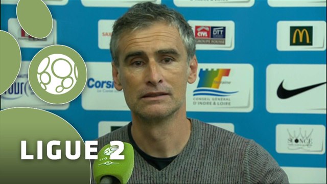 Conférence de presse Tours FC - Dijon FCO (0-0) : Gilbert ZOONEKYND (TOURS) - Olivier DALL'OGLIO (DFCO) - 2014/2015