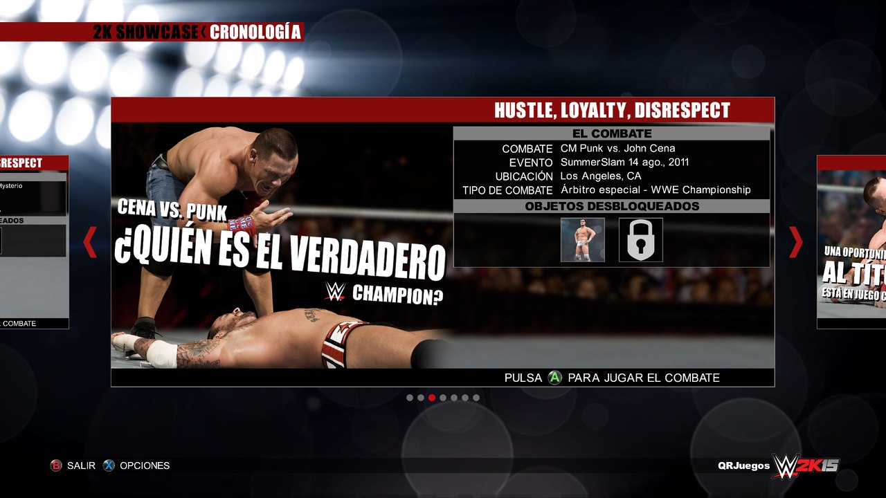 CM Punk vs. John Cena - SummerSlam - WWE Champsionship - WWE2K15