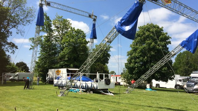 Le cirque Georget dresse son chapiteau