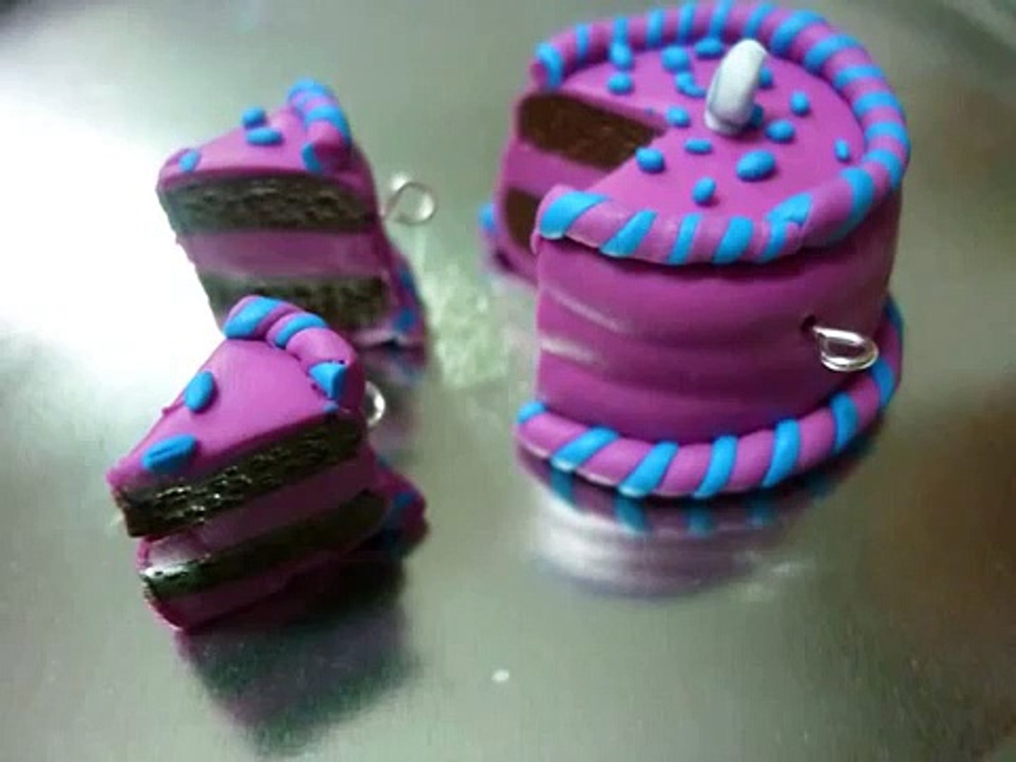 Tutorial How To Make A Polymer Clay Cake Video Dailymotion