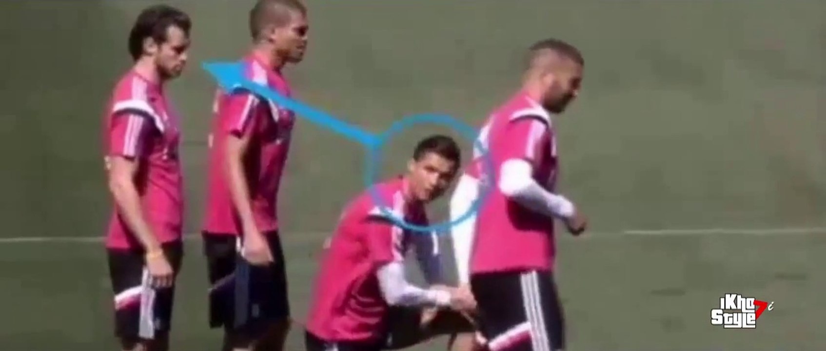 Cristiano Ronaldo furieux contre Bale après une mauvaise passe à l'entraînement - Real Madrid 2015