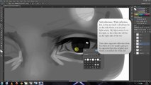 How to paint anime eyes - digital painting tutorial