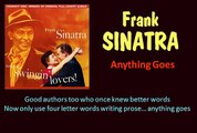 Anything Goes (Frank Sinatra - with Lyrics)