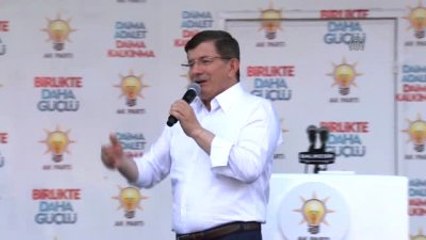 AK Parti'nin Balıkesir Mitingi - Başbakan Davutoğlu (5)
