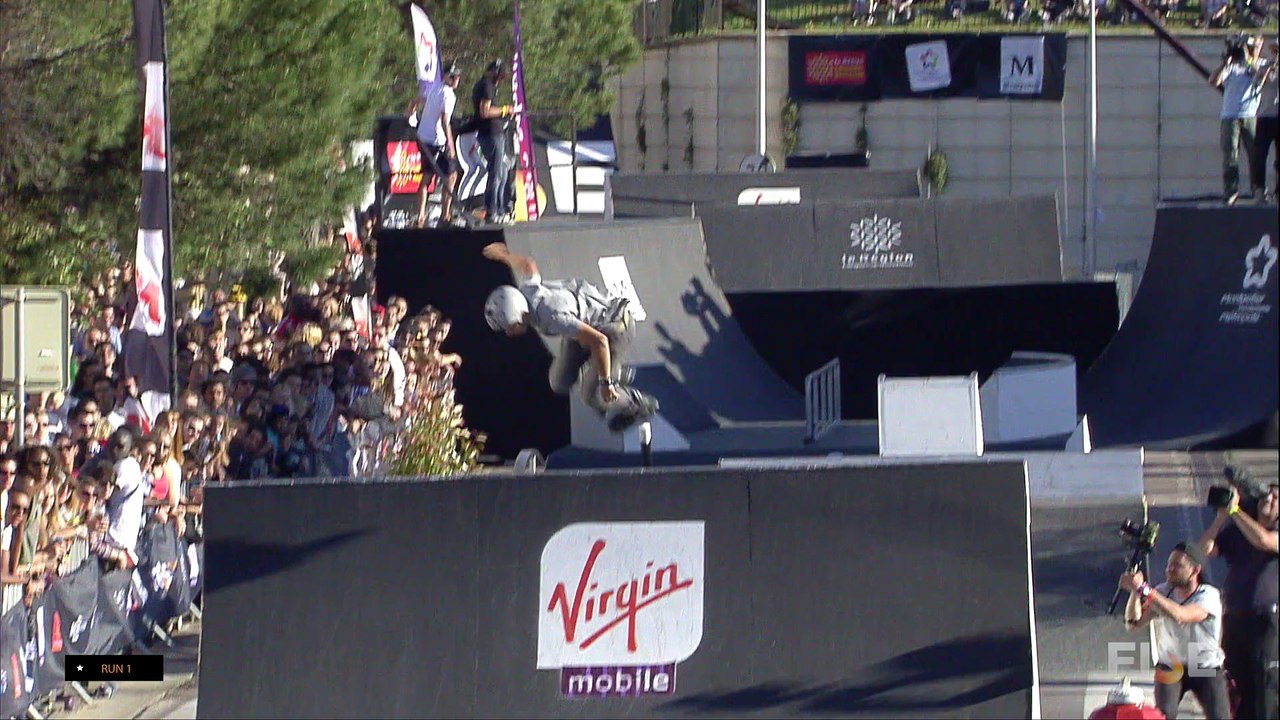 1st Final Roller slopstyle - Nicolas servy -FISE World Montpellier 2015