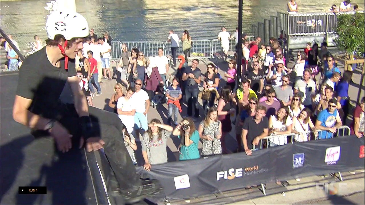 2nd Final Roller slopstyle - Joe Atkinson - FISE World Montpellier 2015