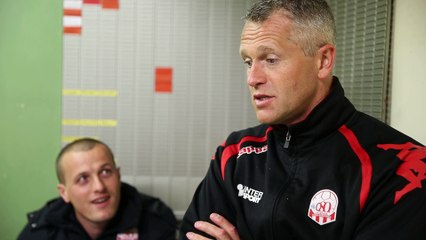 Réaction de David Desbonnez, après la victoire de l'OSQ contre Tourcoing