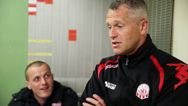 Réaction de David Desbonnez, après la victoire de l'OSQ contre Tourcoing