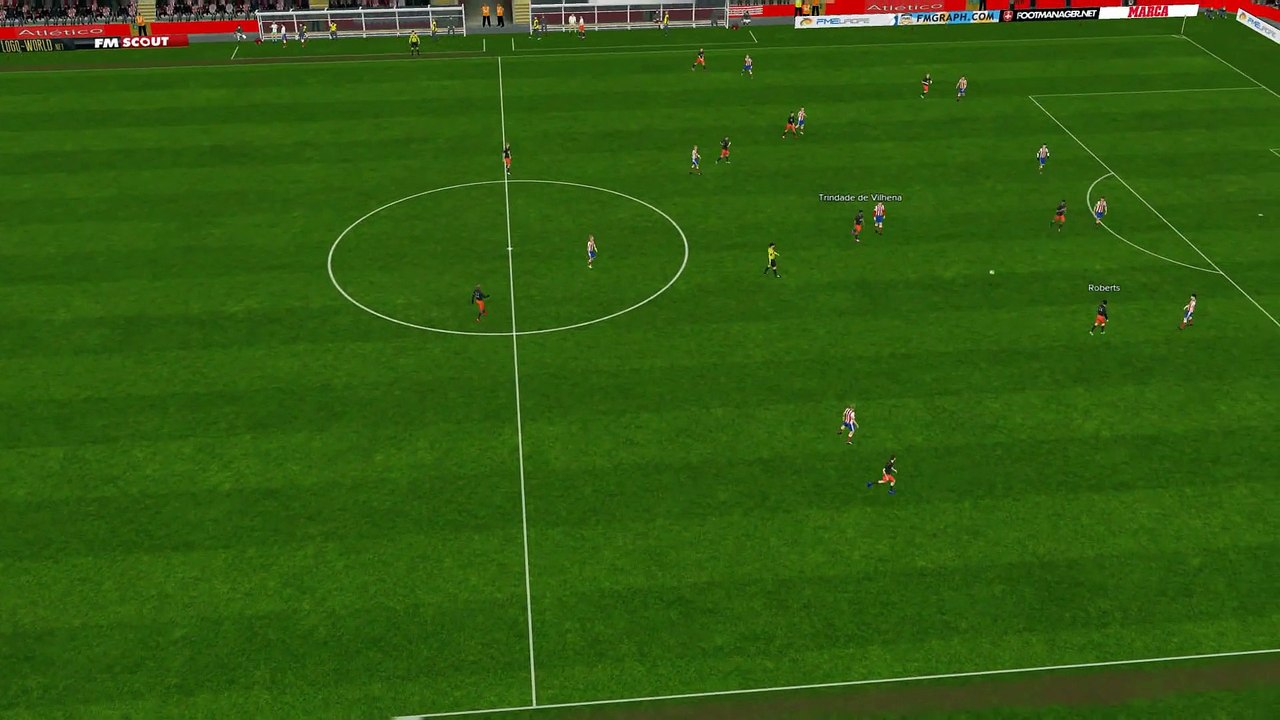FM 15: Roberts' assists vs. Atletico Madrid