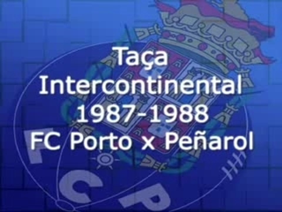 Penarol-Porto coupe intercontinental 87