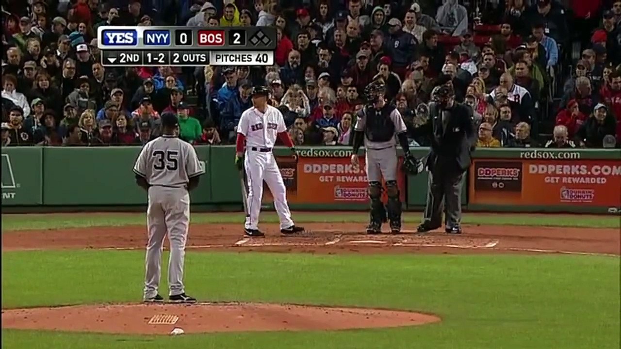 Yankees Pitcher Ejected for Pine Tar on Neck vs Red Sox video Dailymotion