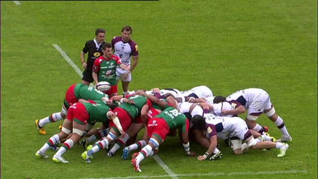 TOP14 - Bordeaux - Bayonne: Essai Martin Bustos Moyano (BAY) - J25 - Saison 2014/2015