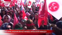 Bahçeli Antalya'da 40 bin kişiye hitab etti