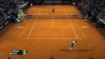 Stan Wawrinka vs Roger Federer MATCH POINT Rome 2015